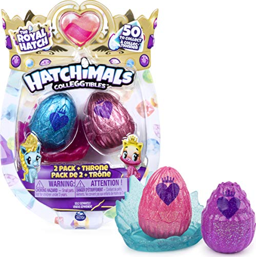 Hatchimals CollEGGtibles Royal 2er - Set mit Thron und Zwei Zubehörteilen, 2 Design - Varianten möglich von Hatchimals