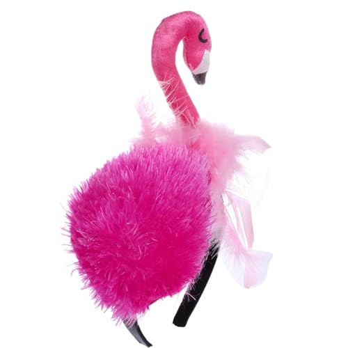 Hatstar Flamingo Haarreif | Stirnband Haarband | Kopfschmuck Accessoire für Damen, Mädchen und Kinder | Haarschmuck für Karneval, Fasching & Silvester von Hatstar