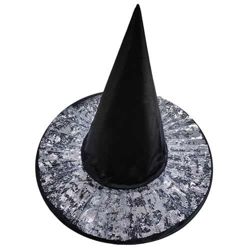 Hexenhut aus Spitze für Halloween-Party, Spinnennetze, Zaubererhut, Cosplay, Kostüm, Zubehör, Kopfbedeckung, Maskerade, Partyzubehör von Hattba