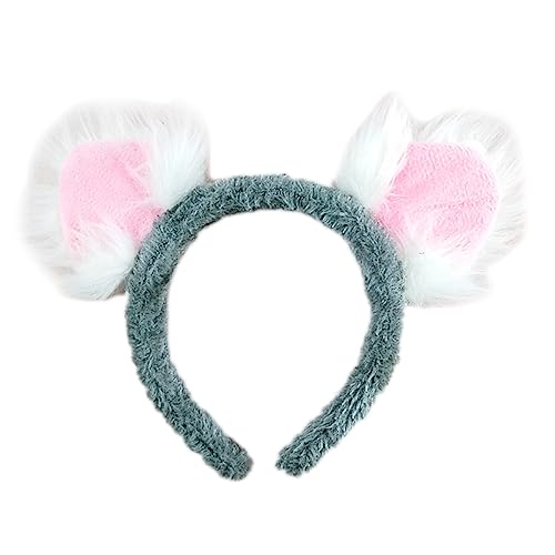 Koala-Stirnband, Ohrhaar, Tier-Kopfschmuck, dekoratives Ornament für Kinder, Mädchen, Jungen, Festival, Urlaub, Party-Dekoration von Hattba