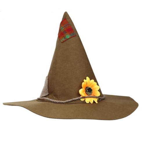 Vogelscheuche Hut Vogelscheuche Hut Hexenhut Erwachsene Kostüm Zauberer Hut Zauberer Hut Halloween Hexenhut von Hattba