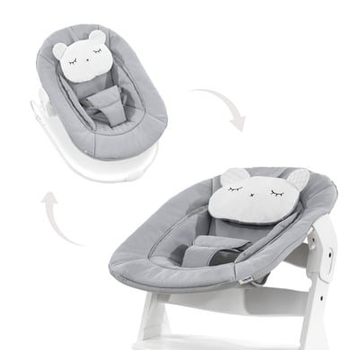 Hauck Babyaufsatz Alpha Bouncer 2in1 Pastel Bear Light Grey von Hauck