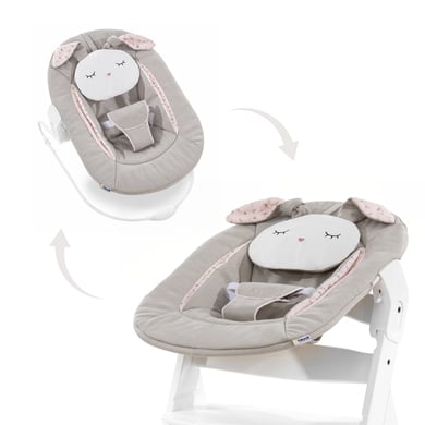 Hauck Babyaufsatz Alpha Bouncer 2in1 Powder Bunny Beige Bloom von Hauck