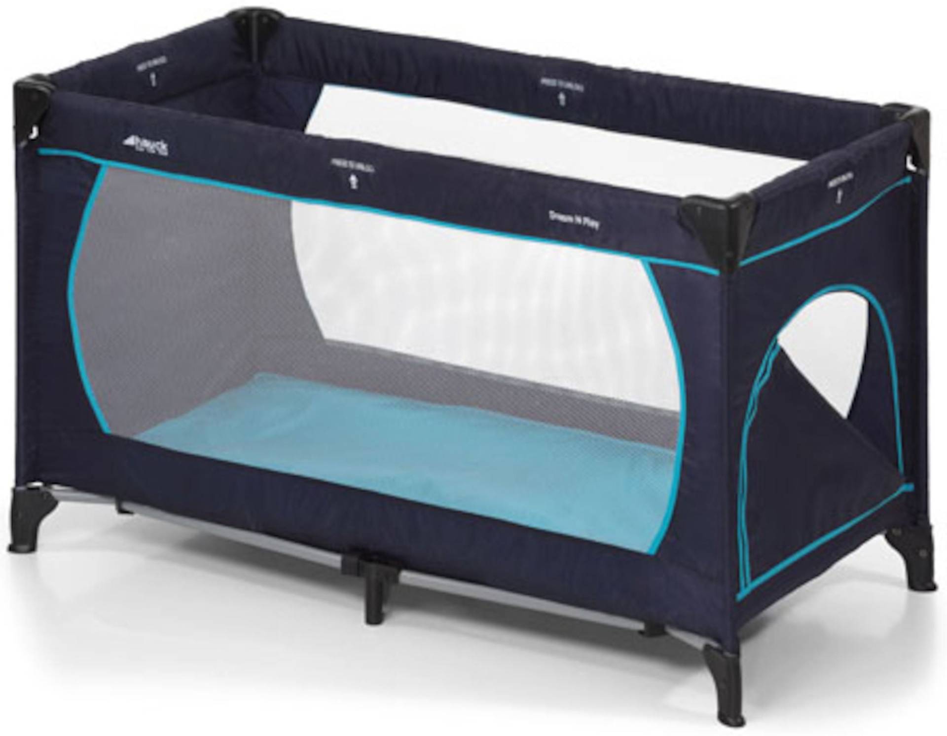 Hauck Reisebett Dream'n Play, Navy/Aqua von Hauck