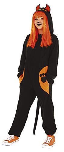 Haunted House- Schwarze Katze Kostüm Kigu Black Cat Inf (Rubies S8531-M) von Rubie's