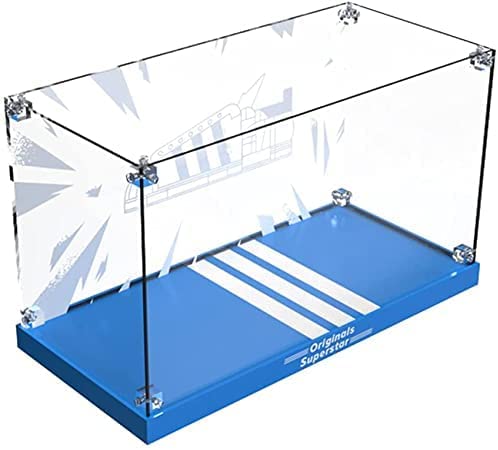 Havefun Acryl Vitrine Kompatibel Mit Lego 10282 Originals Superstar Sportschuh, Schaukasten Showcase Staubdichte Display Case für Lego 10282 - Nicht Enthalten Modellbausatz von Havefun