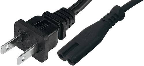 HAWA 1008267 Strom Netzkabel Schwarz 1.80m von Hawa