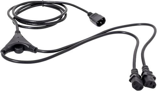 HAWA 1008273 Kaltgeräte Y-Kabel Schwarz 5.00m von Hawa