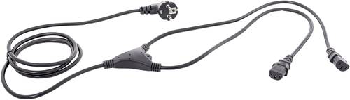 HAWA 1008275 Kaltgeräte Y-Kabel Schwarz 5.00m von Hawa