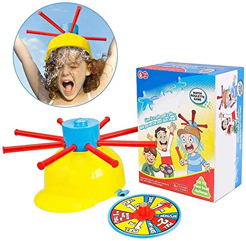 Haxiqiway Wet Head Game, Lustiges Wet Hat Water Challenge Roulette-Spiel,Turntable Wet Head Challenge Cap Für Familienfeier,Halloween-Party, Urlaub und Outdoor-Aktivitäten von Haxiqiway