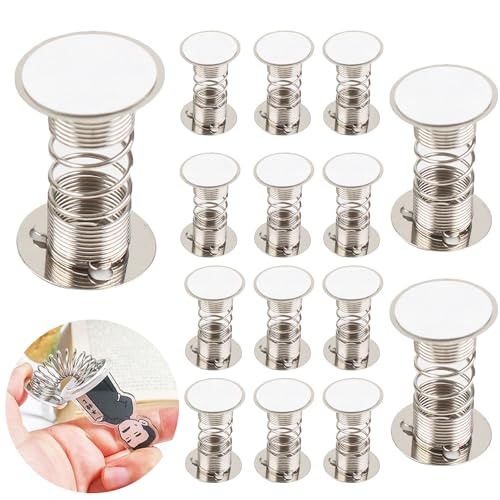 Hayaww 15 pcs Kopf Schütteln Federständer Federbasis Wackelkopf Auto Federbasis Schüttelnde Puppenfederbasen Puppenzubehör Basis Auto Schüttelkopf Puppenbasen Armaturenbrett DIY Heimdekoration (A) von Hayaww