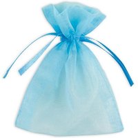 Geschenktaschen in Babyblau aus hochwertigem Organza, 10 Stück von Haza Groep B.V.