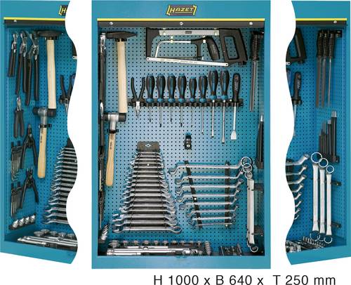 Hazet 111/116 Werkzeugset Handwerker mit Werkzeugschrank 116teilig von Hazet