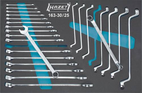 Hazet 163-30/25 Ring-Maulschlüssel-Satz 25teilig Schlüsselweite (Metrisch) 6 - 24mm von Hazet