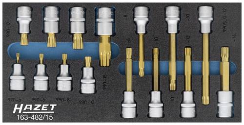 Hazet 163-482/15 Steckschlüsseleinsatz-Set 163-482/15 von Hazet