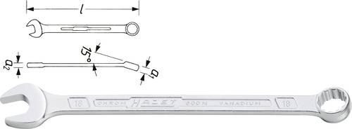 Hazet 600N-65 Ring-Maulschlüssel Schlüsselweite (Metrisch) 65mm von Hazet