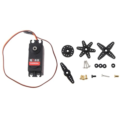 Haztholf Digitale Servos, 9,5 kg, MG-995 MG996, Vollmetallgetriebe, für Auto, JR, RC-Modell, Hubschrauber, Boot, Basteln von Haztholf