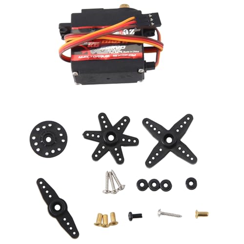 Haztholf Digitale Servos MG996, 14,5 kg, Vollmetallgetriebe, für Auto, JR, RC-Modell, Hubschrauber, Boot, Basteln von Haztholf