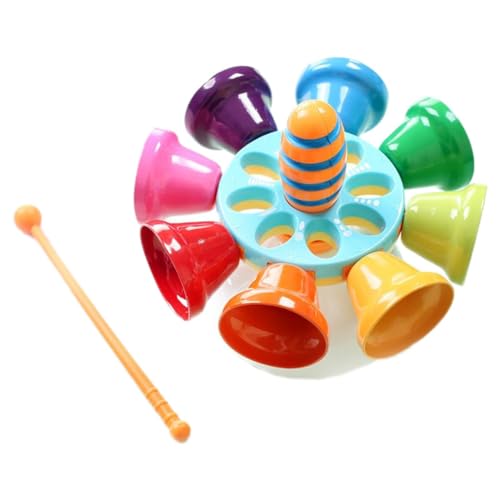 Haztholf Percussionsinstrument für Kinder, diatonische Regenbogen-Glocken, für Kinder, Geburtstagsgeschenk für Kinder ab 3 Jahren von Haztholf