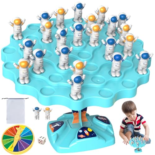 Balance Board Game 68PCS/Set Tower Game Tetra Tower Balance Game Interaction Balancing Tree Tree Game mit 64 Schachstücken und Aufbewahrungstasche für Familienfachtungsspiele mit lustigen Partyspiel von Hbbgdiy