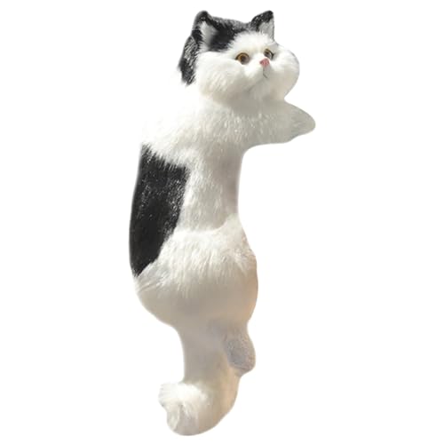 Cat Plüsch hängende Katzengefüllte Tiere süße realistische Katzensimulation Kunstfell gefälschte Katzenkatzende Dekor Katze Stofftiere, realistische Katze, falsche Katze, Katzenpuppe, Katzendekorati von Hbbgdiy