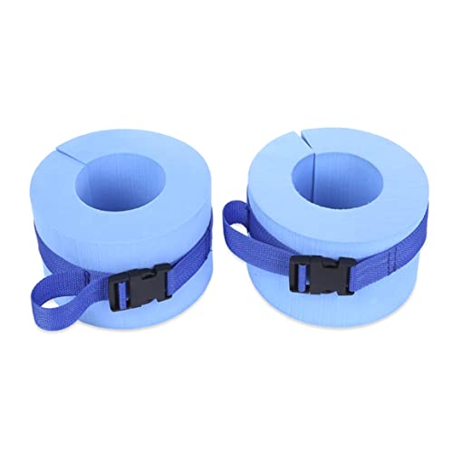 Hbbgdiy Aquatische Armbinden mit Schnalel Schnallenschaum Schwimmwaffen Aqua Aerobics Ausrüstung Fitness -Übungs -Set Knöchel Armgürtel Blaues Knöchel Gewicht Krafttraining Gewichtssätze von Hbbgdiy