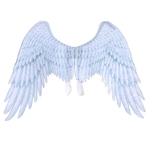 Hbbgdiy Kinder Halloween Kinder Halloween Devil Wing Girls Engel Requisiten drucken Angel Devil Cosplay für Mädchen Jungen weiß von Hbbgdiy