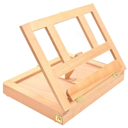 Hbbgdiy Verstellbarer Verstellbarerhalter des Puzzentawetts mit Hilfsschubladen -Lederhandle -Hardware -Puzzle -Zubehör -Jigsaw -Tisch, Puzzle -Tray -Zubehör mit Stützschubladen. von Hbbgdiy