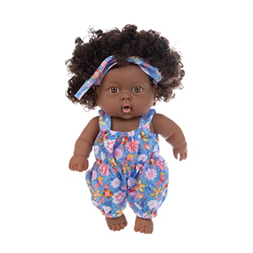 Schwarze Babypuppen 7 87 Zoll afroamerikanische Babypuppe bewegliches Gelenk lebensecht schwarz wiedergeboren für Kinder Geschenke Festivals Stil 6 schwarze Babypuppen schwarze wiedergeborene sch von Hbbgdiy