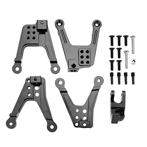 Hduacuge Stoßdämpfertürmen-Set aus Aluminium für RC Auto, Aufhängung für 1/10 RC Crawler SCX10 II von Hduacuge