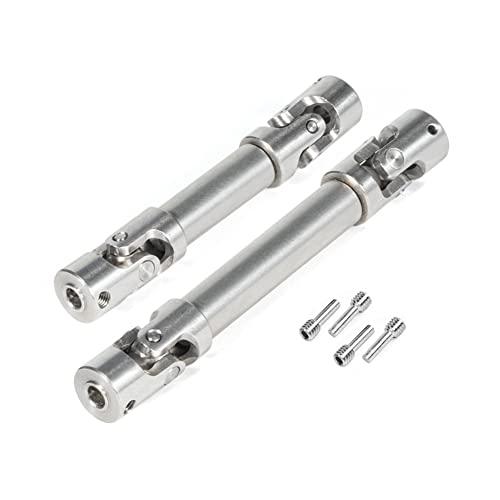 Hduacuge Universal CVD Dichtung Antriebswelle aus Edelstahl aus Metall für Autoteile auf Achsen UTB18 Capra 1/18 RC von Hduacuge