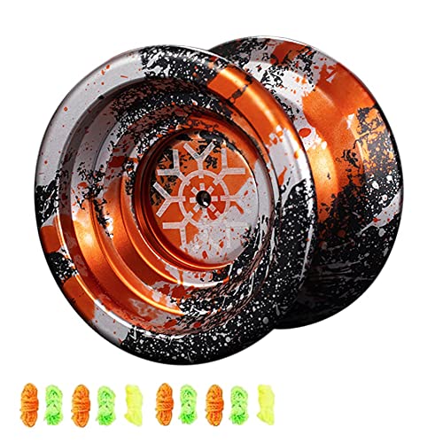 Hduacuge Yoyo Qui Ne Pond Pas, professionelles Yoyo für Kinder, Yo-Yos-Ball für Anfänger, Aluminiumlegierung, mit Kugellager für Anfänger von Hduacuge