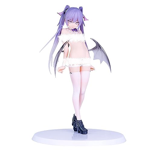 HeRfst Medias Blancas del Diablo pequeño, Figura de Anime de Chica Hermosa, Ropa Interior Desmontable de Chica Bonita, Juego de Dibujos Animados, muñeca de Personaje de Anime, Colección de Modelos de von HeRfst