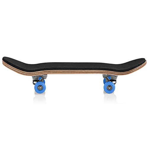 Headerbs Griffbretter-Set, Fingerbretter, Finger-Skateboards, Holz-Griffbretter, Legierungs-Griffbretter, Holz-Finger-Skateboards, PU-Pad Zum Entspannen und Spielen (Dunkelblau) von Headerbs