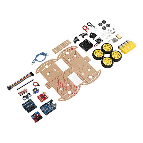 Headerbs Tracking Motor Car Chassis Kit Smart Robot Car Chassis Kit, Smart Car Chassis Kit Kit - Smart Robot Car Chassis Kit, Einfache Montage, Komplett mit Batterien, Ideal für die Robotik von Headerbs