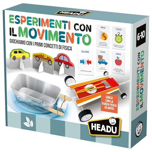 HEADU - Experimente mit der Bewegung New - Wir Spielen mit den ersten Konzepten der Physik | Lernspiel 6 7 8 9 10 Jahre, Wissenschaftliches Experiment-Set für Kinder, Geschenk für Kinder, Made in HEADU - Experimente mit der Bewegung New - Wir Spielen mit den ersten Konzepten der Physik | Lernspiel 6 7 8 9 10 Jahre, Wissenschaftliches Experiment-Set für Kinder, Geschenk für Kinder, Made in von Headu