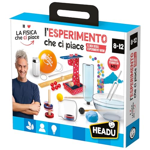 Headu Die Physik, die wir mögen - Das Experiment, das Uns gefällt: Die Experimentierbox Wow IT57458 Lernspiel für Kinder von 8-12 Jahren Made in Italy mit Vincenzo Schettini von Headu