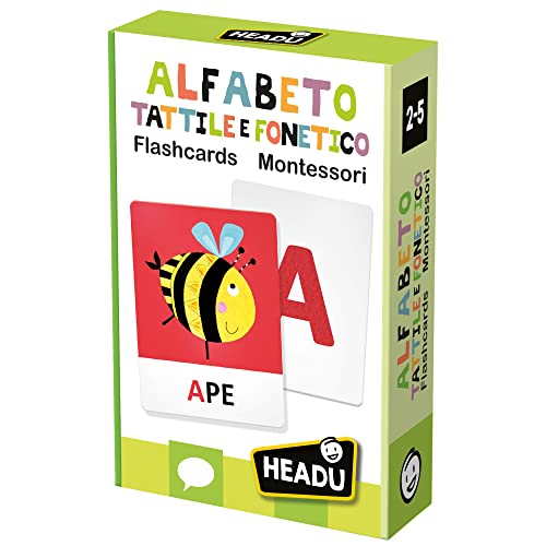 Headu - Flashcards Alphabet Taktile und Phonetisch, IT23752 von Headu