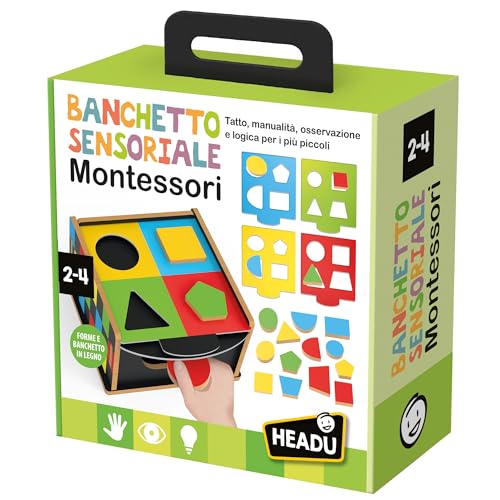 Headu IT57182 Montessori Lernspiel, Mehrfarbig von Headu