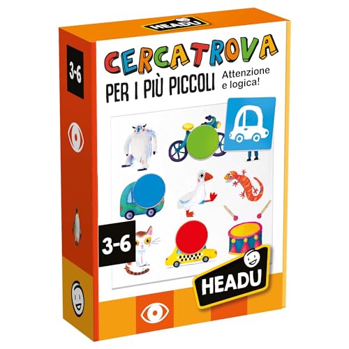 Headu - Lernspiel, Mehrfarbig, IT56260 von Headu