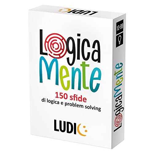 Ludic Logisch 150 Logik Herausforderungen Und Problemlösung It54112 Reiseformat Gesellschaftsspiel Für 1+Spieler von Ludic