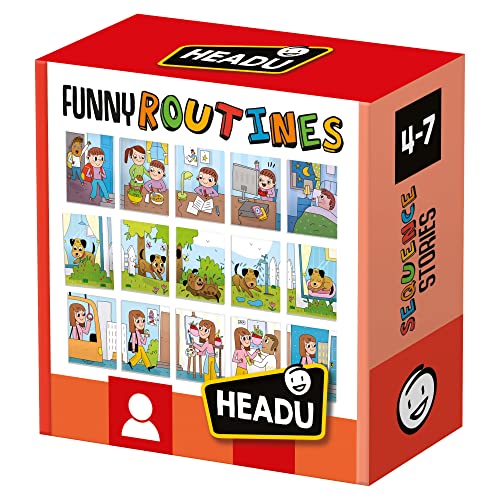 Headu MU51319 Funny Routines Italy Lernspiel Travel, Mehrfarbig von Headu