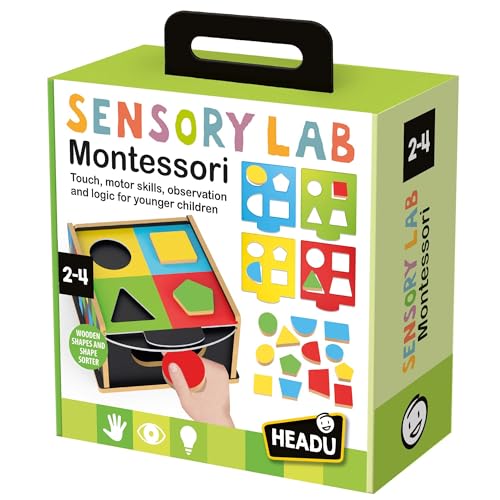 Headu Sensory Lab Montessori, mehrfarbig, kompakt (Ludilo MU57861) von Headu