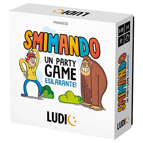 Ludic Smimando A Party Game Quired It27583 Gesellschaftsspiel für die Familie für 3-4 Spieler, Made in Italy von Ludic