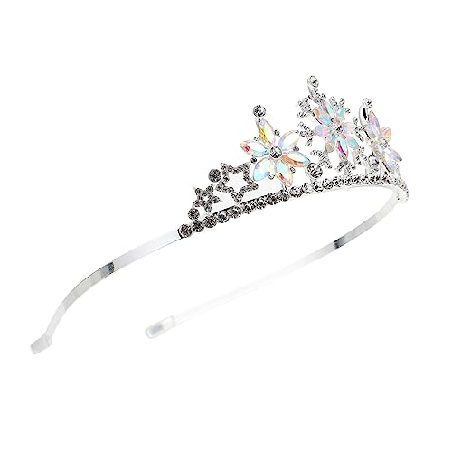 Healeved 1Stk Krone Stirnband für Kinder Schneeflocken-Haarschmuck schicker Tiara-Kopfschmuck kinder geburtstagskrone kinderkrone Rollenspiel-Krone einzigartiger Kronenkopfschmuck von Healeved