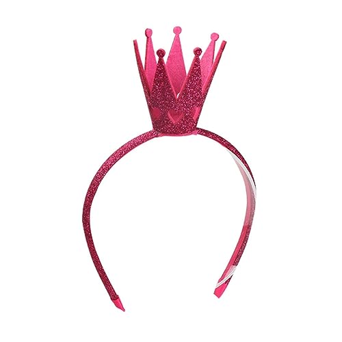 Healeved 2st Party-kopfbedeckung Prinzessin Tiara Stirnband Haarschmuck Für Kinder Kopfbedeckung Für Kinder Kronen-stirnbänder Kronenhaar Party-kopfschmuck Kopfschmuck Für Kinder Rosy von Healeved