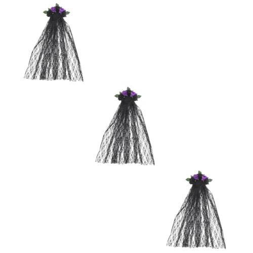 Healeved 3 Stück Lustiger Rosen Kopfschmuck Halloween Stirnbänder Für Erwachsene Kopfschmuck Requisiten Einzigartiges Stirnband Halloween Haar Accessoires Für Die Dekoration von Healeved