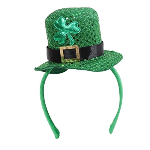 Healeved Irisches Stirnband Haarschmuck Einzigartiger Kopfschmuck St. Patrick's Day Haarband Party-stirnband Einzigartiger St. Patrick's Day Kopfschmuck Festival-dekor-requisite Tuch Green von Healeved