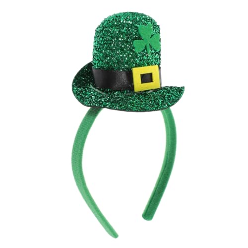 Healeved Stirnband Stirnbänder grünes Stirnband Accessoires zum St. Patricks Day party haarreifen festival haarschmuck Festival-Foto-Requisite Festival-Party- Stoff Green von Healeved