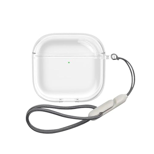 Healife Compatible with Airpods 4 Case Cover, silikon-schutzhülle für Apple airpods 4 mit aktiver geräuschunterdrückung, kompatibel mit ladekabel und drahtloser Laden, reinigungspen von Healife